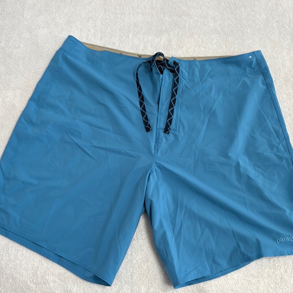 Patagonia Blue Board Shorts Lightweight Swimwear